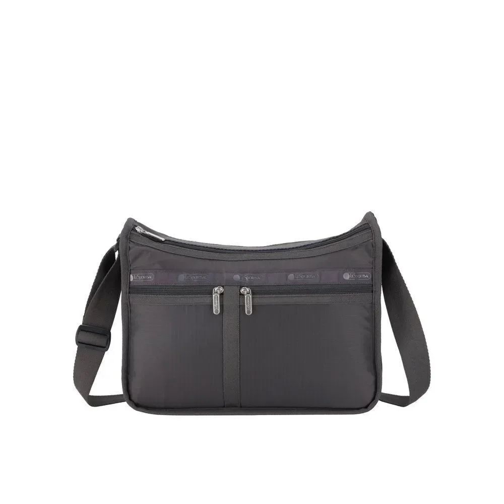 Lesportsac Gray Deluxe Everyday Heritage Crossbody Bag